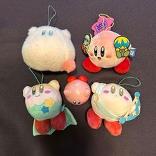 Kirby Plush Doll 4pcs Plastic Figure Set Nintendo Official
