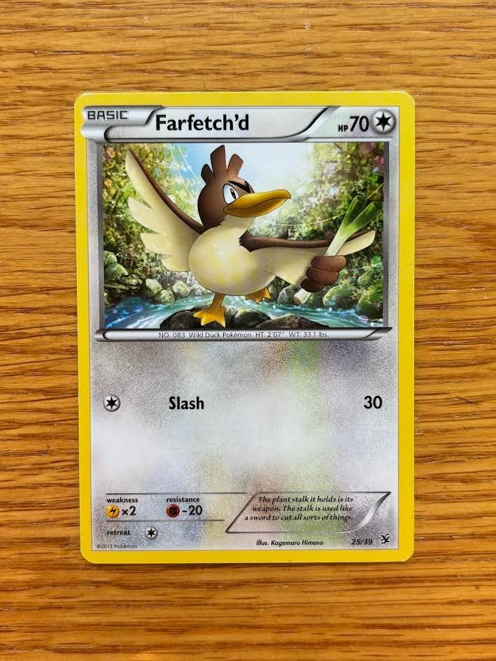 Farfetch'd 25/39 Kalos Starter Set Pokemon MP