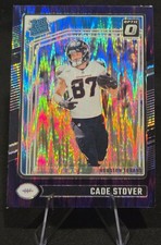 2024 Panini Donruss Optic - Rated Rookie Cade Stover #218 Purple Shock Prizm...
