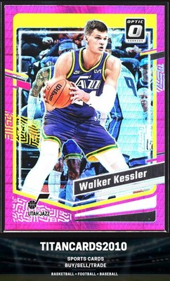Walker Kessler 2023-24 Donruss Optic Hyper Pink Prizm Utah Jazz #25