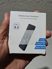 Wireless Audio Transceiver Upgraded Bluetooth 5.3 Transmitter 3-in-1