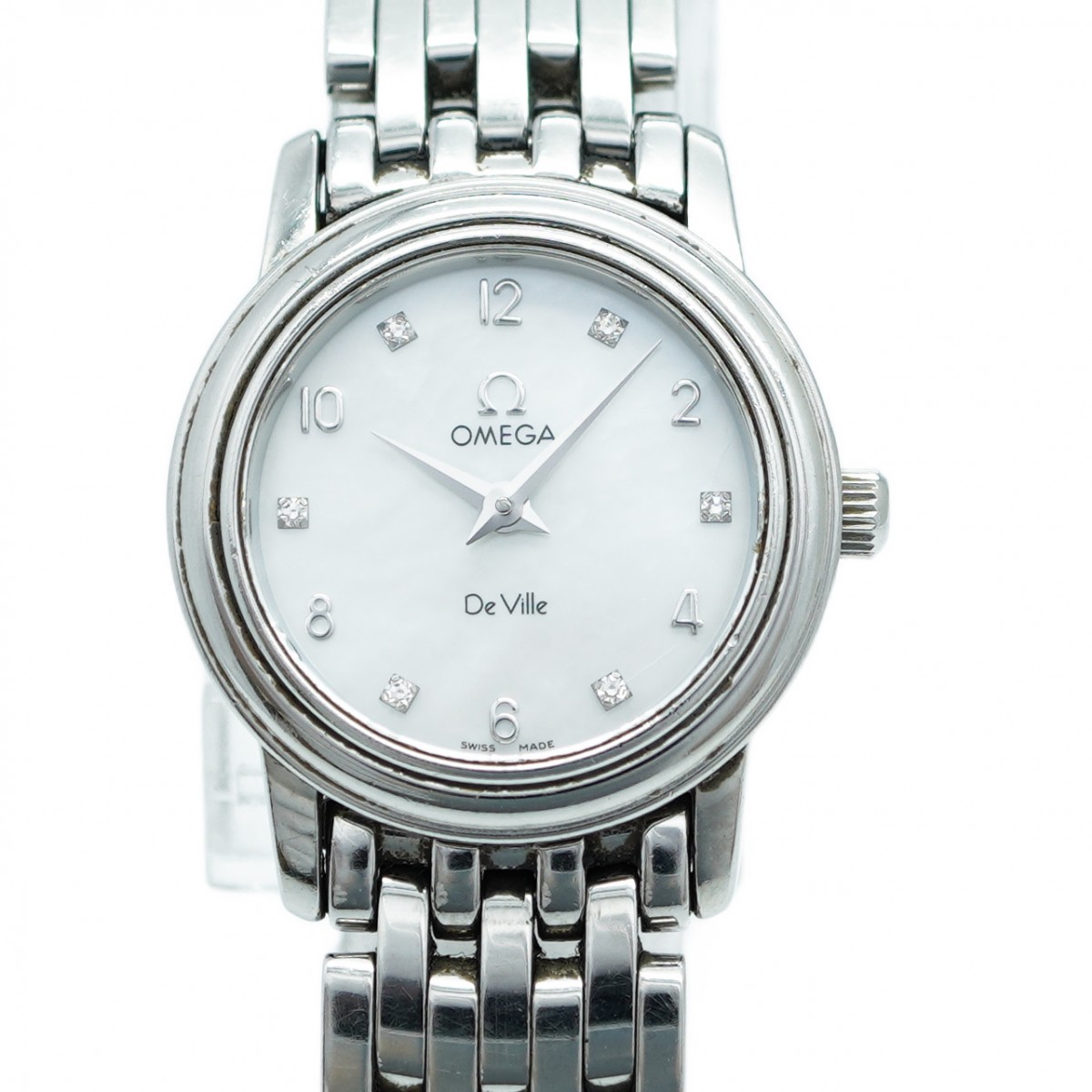 Omega De Ville Playstation 4570.75 White Dial Ladies Luxury Watch