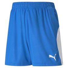 PUMA Liga Soccer Shorts Youth Boys Blue Casual Athletic Bottoms 703433-02
