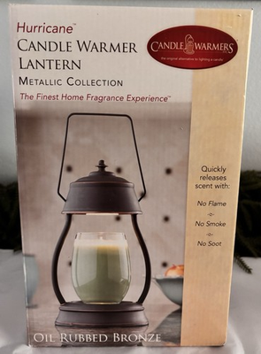 #ad Hurricane Candle Warmers Etc. Lantern Oil Rubbed Bronze Metal. New. $34.99
