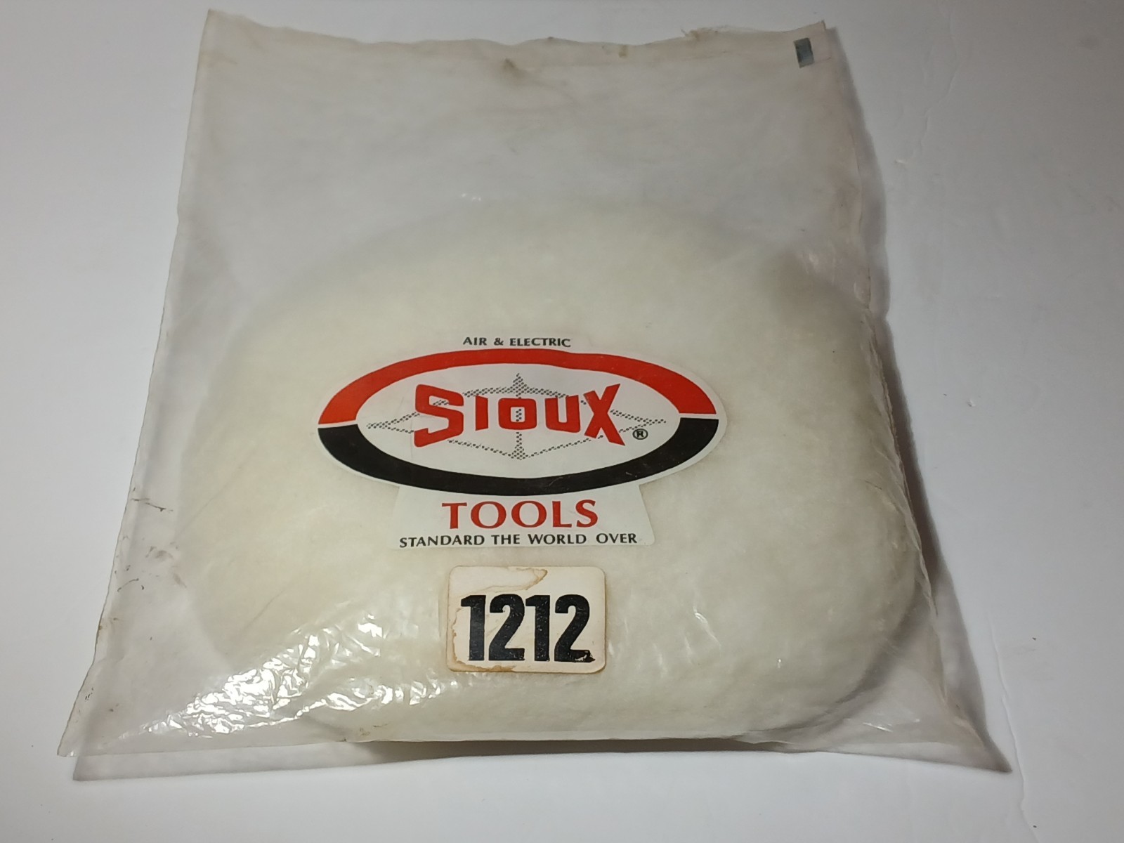 1970s New Old Stock Vintage Sioux Wool Polishing Pad Model 1212 Sioux Tools NOS