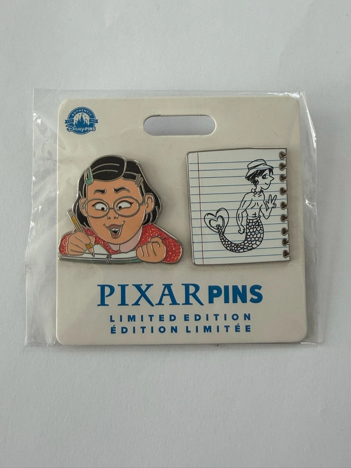 Disney Turning Red Pin Set Limited Edition LE 500 Mei Drawing 2023 Disney Pin B