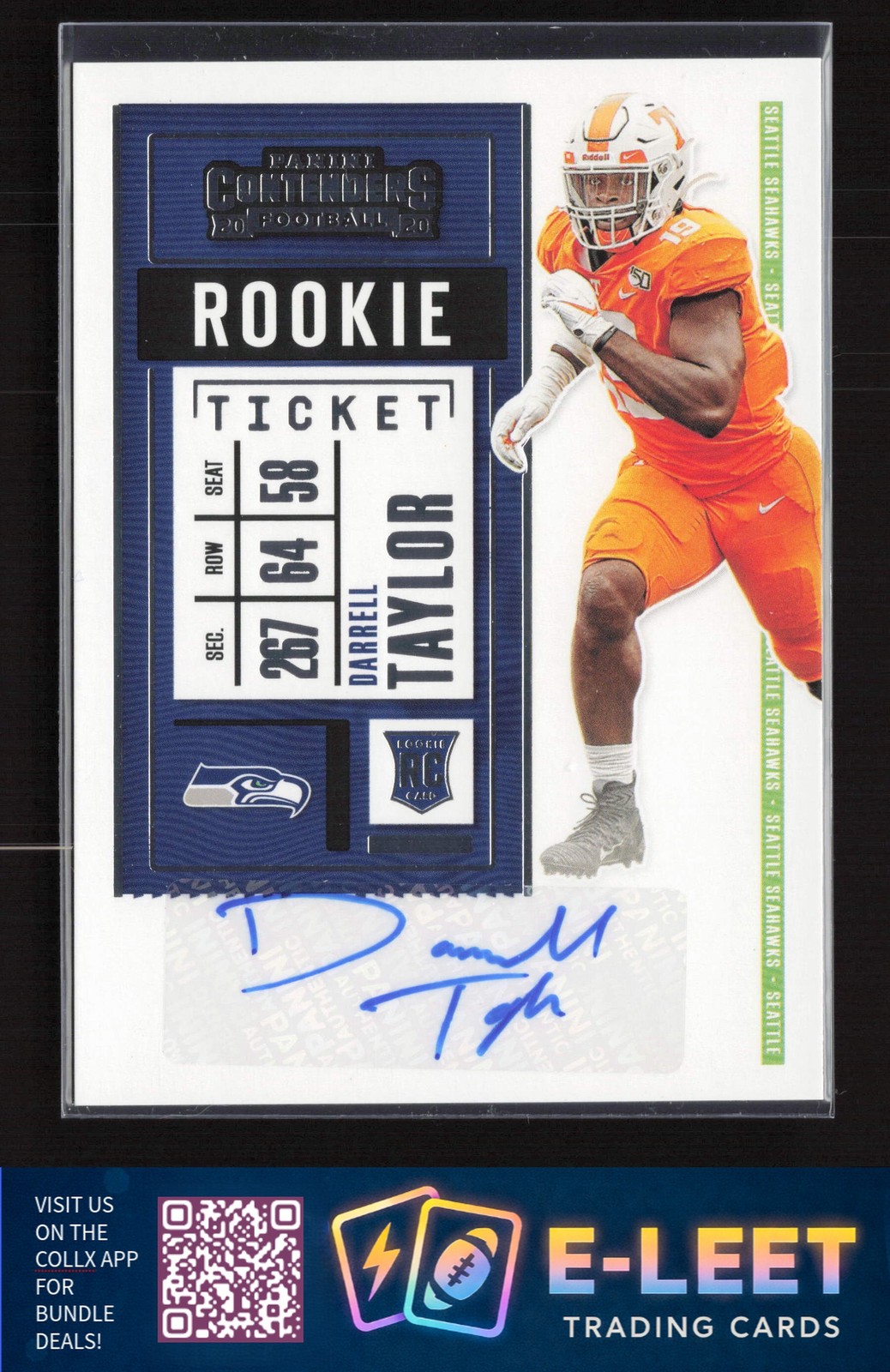 Darrell Taylor Panini Contenders #274 Autograph