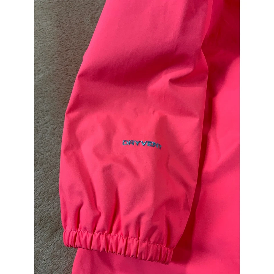 The North Face Dryvent Raincoat Jacket Toddlers 4T/4B Pink Hooded Waterproof EUC - Image 3 of 4