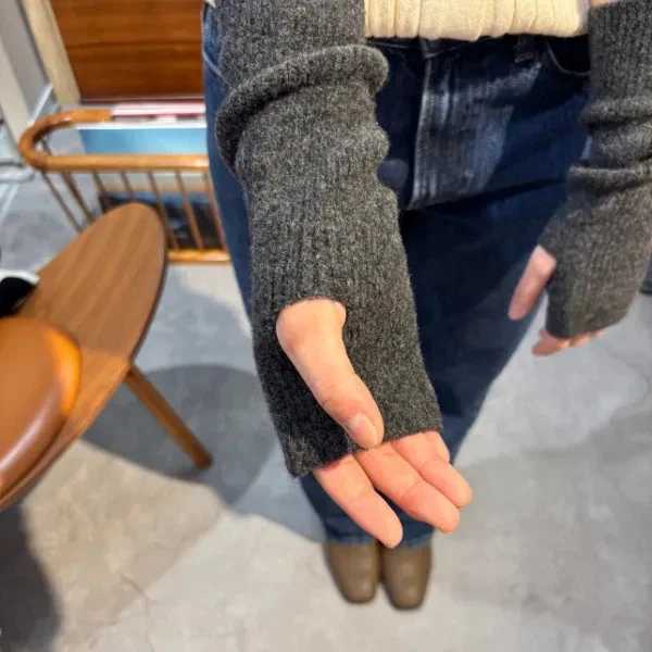 UNIQLO Suffle hilo punto brazos calentadores nuevo Japón 481367 Foto 3 de 4