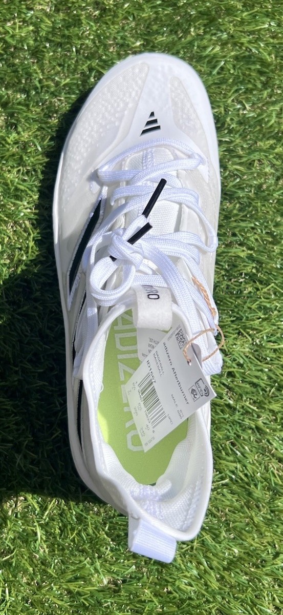 ID1667 Men's 7 adidas Adizero Afterburner 9 NWV 'White Black