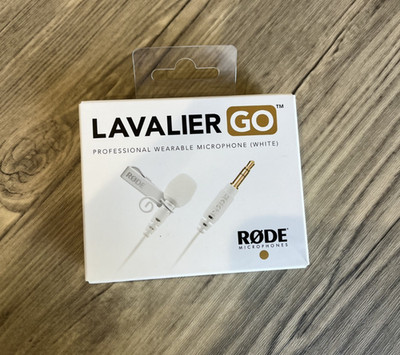 Rode Lavalier Go Professional Wearable Microphone (White)
