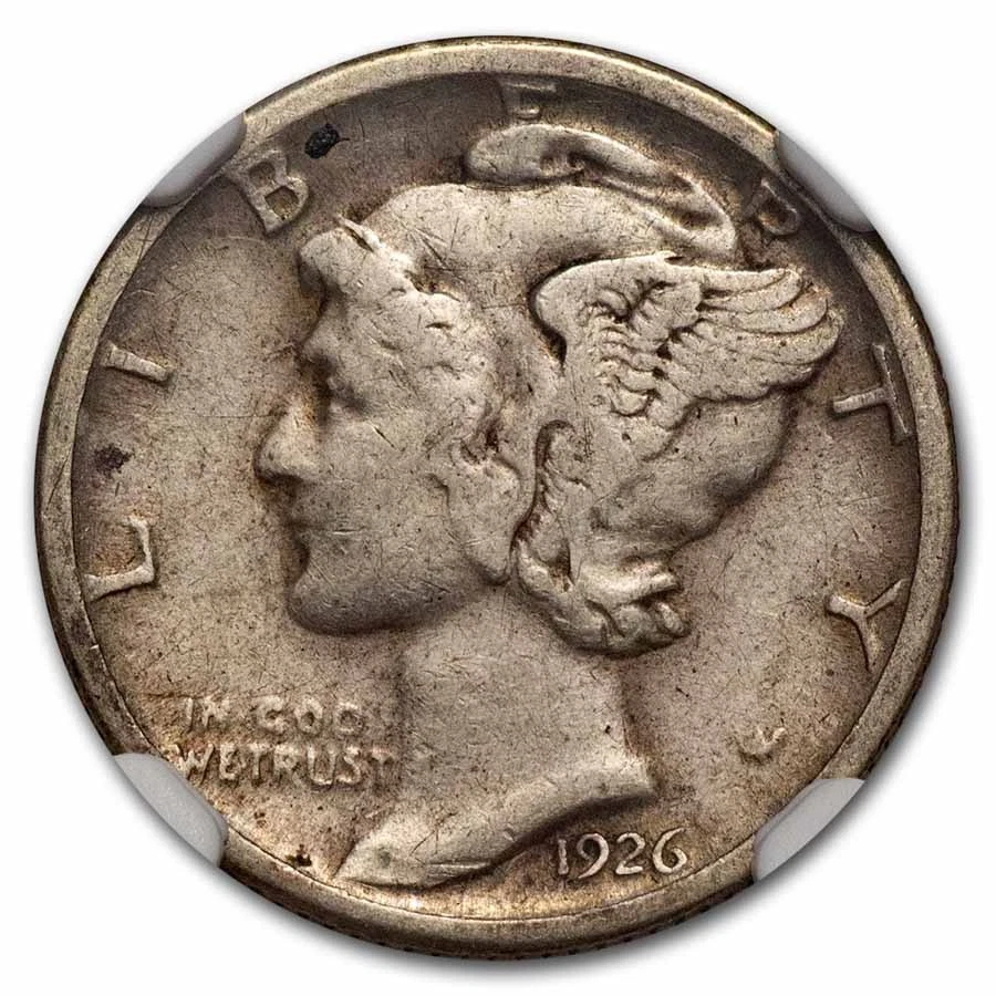1926-S Mercury Dime XF-40 NGC - Image 2 of 3