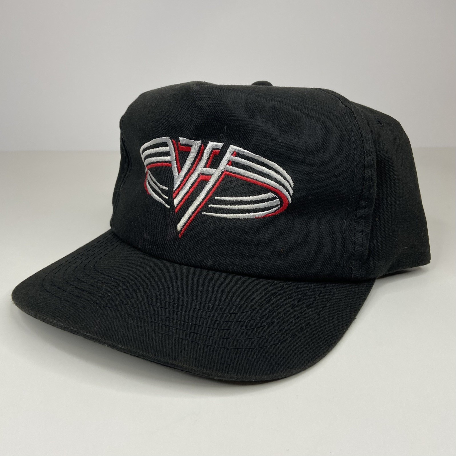 Vintage Van Halen Snapback Hat 90s Tour Cap Youngan Headwear Black Red Stitched 