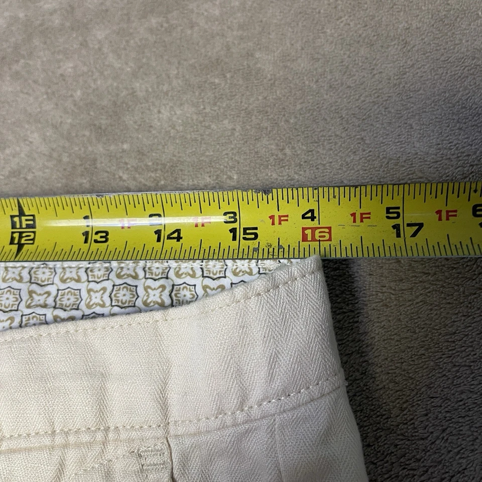 Lote De 2 Pantalones Cortos Cremieux Hombre Talla 33, Color Beige, Azul; Chino, Carga Foto 4 de 4