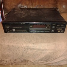 Pioneer PD-M435 CD Player Changer 6 Disc Multi-Play w/Cartridge Tested