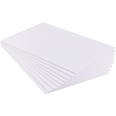 PVC-Schaumplatten, 20 x 30 cm, 2 mm, weiß, für Präsentationen und Schule