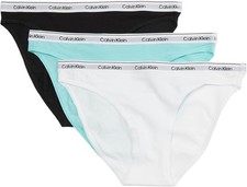 Calvin Klein womens Modern Logo Bikini 3 Size M NWOT