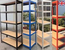 Heavy Duty Garage Racking/Shelving Units 5 Tier Metal Storage Racks