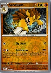Sandslash 098/167 Twilight Masquerade Reverse Holo