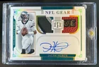 2020 National Treasures Jalen Hurts Rookie NFL Gear Patch Auto RPA Prime #/25