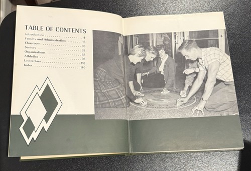 VINTAGE 1961 RIVERSIDE BROOKFIELD HIGH SCHOOL-ROUSER YEARBOOK, BROOKFIELD, IL. - Picture 3 of 6
