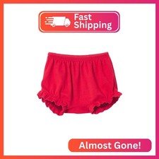 Made in USA Baby Girls and Boys Ruffled Diaper Covers Bloomers Soft Cotton Fashi