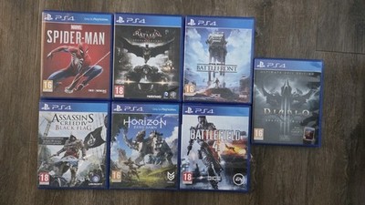 PS4 Bundle: Diablo, Spiderman, Batman, Star Wars Battlefront. Horizon Zero Dawn+