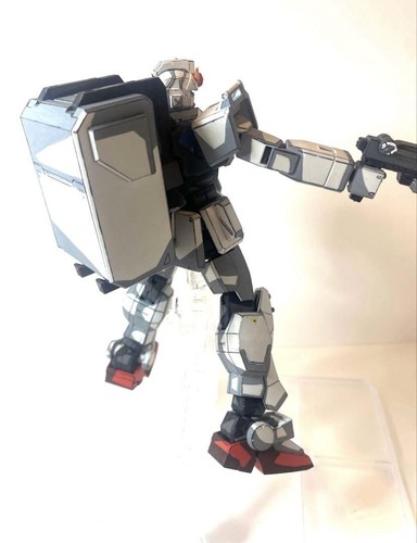 Assembled Painted HG 1:144 Gundam Land Type Anime Illustration Style 614 - Picture 4 of 4
