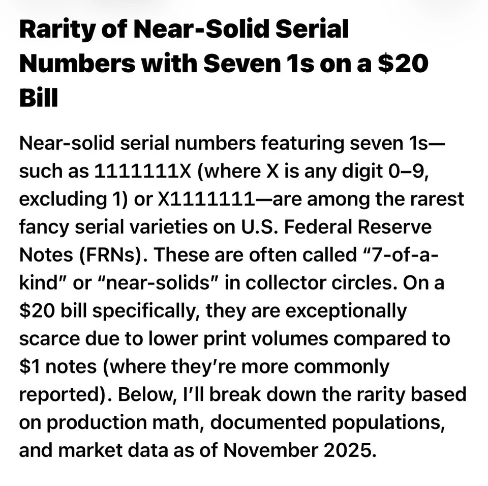 2017A $20 FRN KANSAS CITY. FR: 7002-J. PMG: 67 EPQ. RARE NEAR SOLID S/N 11111131 - Image 3 of 4