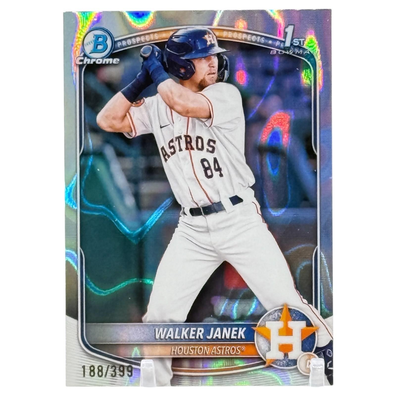 2025 Bowman - Chrome Prospects Walker Janek #BCP-15 Lava Refractor /399 Astros
