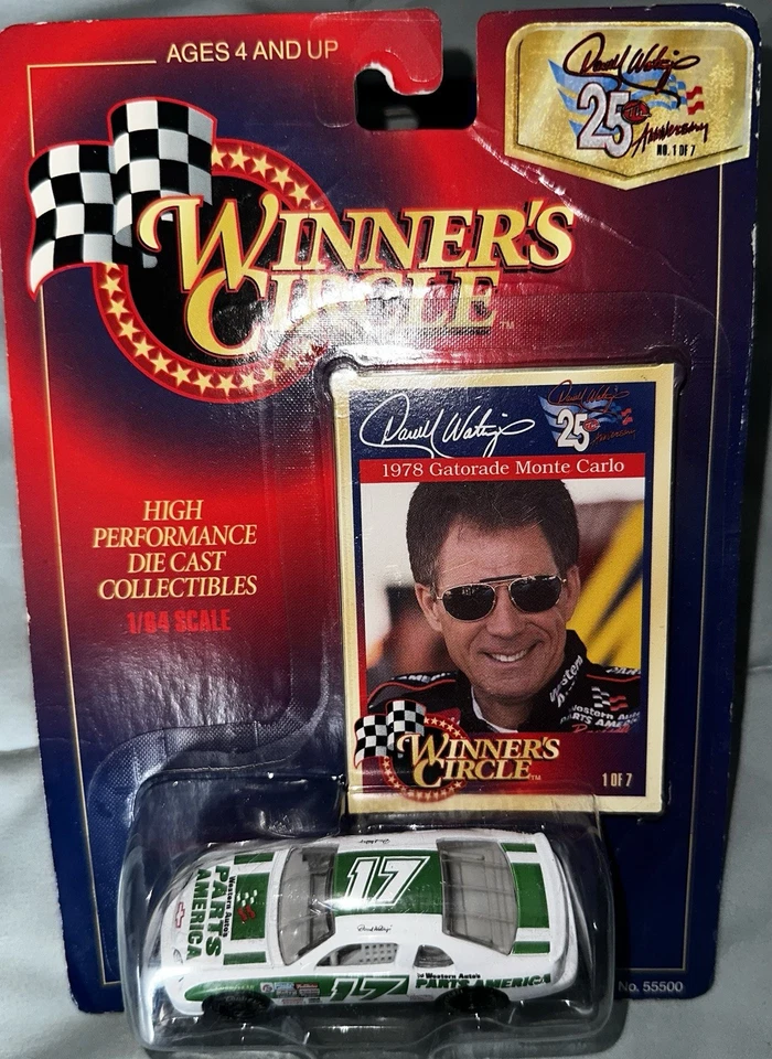 Darrell Waltrip #17, #11 Hasbro Winners Circle y Action Racing Coleccionable 1:64 Foto 3 de 4