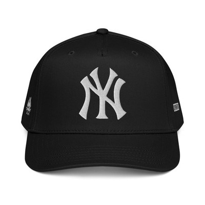 Black New York Yankees Snapback Hat (Embroidered)