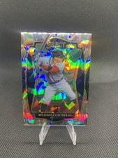 2021 Panini Select William Contreras RC Cracked Ice Prizm #02/25 Braves