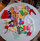 Lot Vintage Retro Barbie Doll Fashion Dresses Outfits Accessories