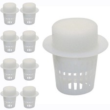 Vegetable Net Cups Basket With Holes Cloning Cylinders Sponge For Orchids 6.98 per sponge