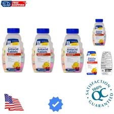 Regular Strength Calcium Carbonate 500 mg Antacid Chewable Tablets, 150 Count...