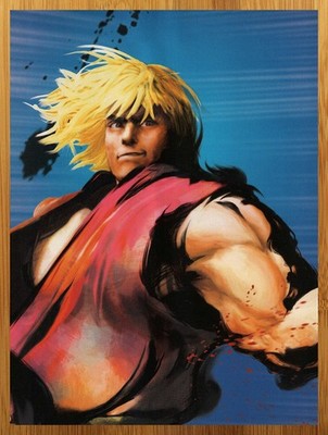 2007 Ken Street Fighter IV 4 Xbox 360 PS3 Vintage Print Ad/Poster Video Game Art