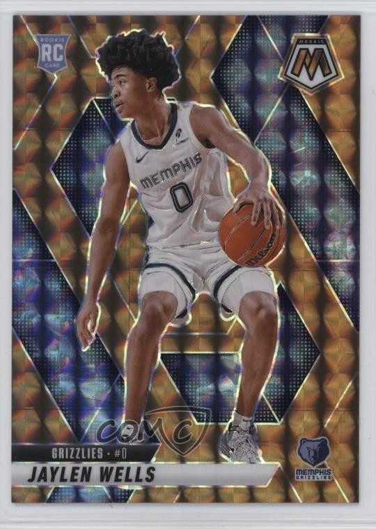 2024-25 Panini Mosaic Rookies Bronze Mosaic Prizm 27/75 Jaylen Wells #240 5y7