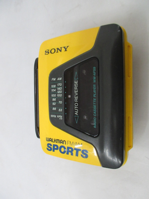 Sony Sports Walkman WM-AF59 AM/FM Radio Cassette Player Tape