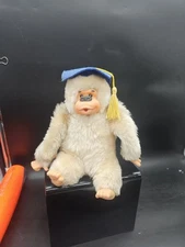 Conga 6" Thumb Sucking Ape Gorilla Monkey Graduation Hat Vtg Russ Berrie Plush