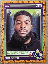 2024 Panini Score-A-Treat Rising Stars Orange Pumpkins Jared Verse RC Rookie #23