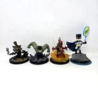 Q Fig Q-Pop Loose Figure Lot Of 4 Batman The Hulk Deadpool Rocket Raccoon Groot