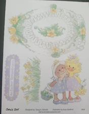 SUZY'S ZOO AN EASTER REMEMBERANCE STICKER SHEET #9899