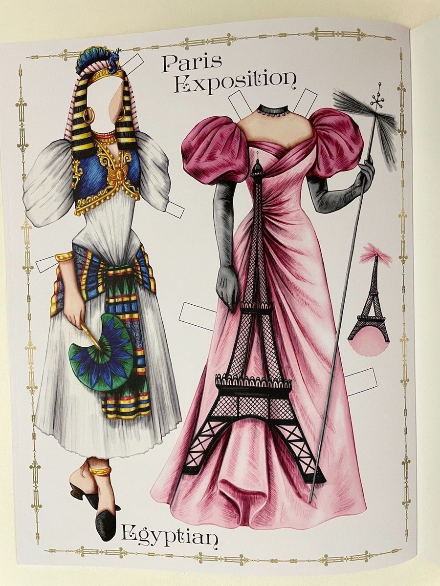 Gorgeous costumes! VICTORIAN FANCY DRESS PAPER DOLLS by Brenda