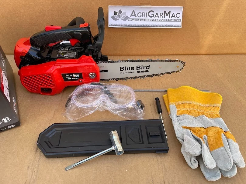 Motosega potatura Blue bird CSP 270 TC barra 25cm peso 2,3 kg catena 1/4 carving - Immagine 2 di 4