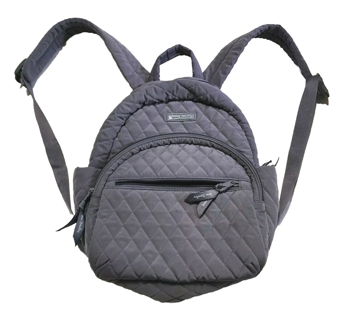 Vera Bradley Quilted Backpack in Gray Vera Bradley Cloud Gray Paisley Print Quilted | Mercari main image 4