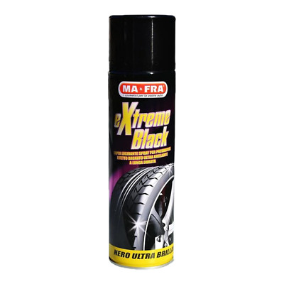 MAFRA EXTREME BLACK SCHWARZ GUMMIPOLITUR NASS EFFEKT RÄDER SUPER GLÄNZEND