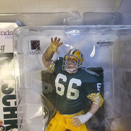 #66 NFL RAY NITSCHKE Green Bay PACKERS GREEN Jersey LEGENDS Series 2 FOOTBALL - Picture 3 of 9