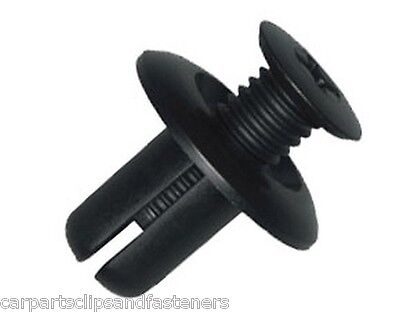 20x 8mm wheelarch underbody radiator air intake sill plastic scrivet trim clips