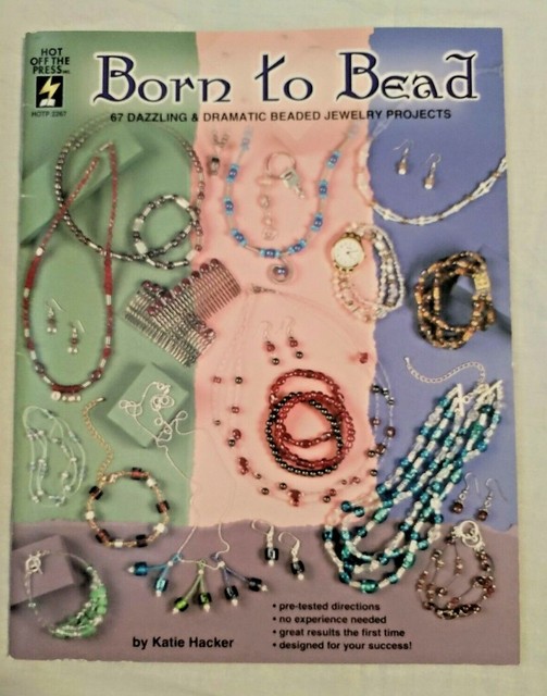Born to Bead booklet 40 pgs 67 projects Craft Bead Pattern Book NEW eBay